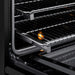 ZLINE 36 in. 5.2 cu. ft. Paramount Induction Range with 5 Element Cooktop and Electric Convection Oven in Black Stainless Steel (SINRB-36)