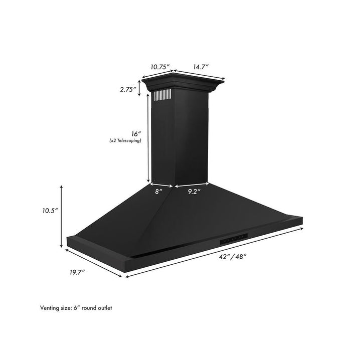 ZLINE BSKBNCRN-42 range hood