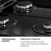 ZLINE Autograph Edition 36 in. 4.6 cu. ft. Legacy Dual Fuel Range with 6 Burner Gas Cooktop and Electric Convection Oven in Stainless Steel and Polished Gold Accents (RAZ-36-G)