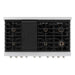 ZLINE 48 in. 6.7 cu. ft. Paramount Double Oven Dual Fuel Range in Satin Stainless Steel with 8 Brass Burners (SDRS-BR-48)