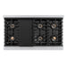 ZLINE 48 in. 6.7 cu. ft. Paramount Gas Range with 8 Burner DuoPro™ Cooktop and Dual Ovens in Satin Stainless Steel (PSGRS-48)