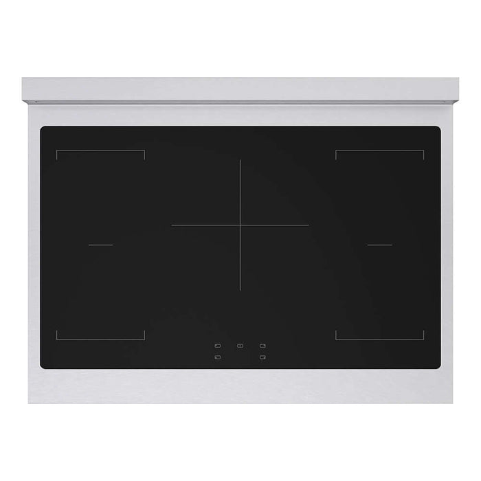 ZLINE Autograph Edition 36 in. 5.2 cu. ft. Paramount Induction Range with 5 Element Cooktop and Electric Convection Oven in Satin Stainless Steel with Champagne Bronze Accents (SINRSZ-36-CB)