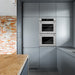 ZLINE 30 in. Professional True Convection Double Wall Oven with Air Fry and Self Clean in Satin Stainless Steel (WADS-30)