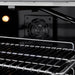 ZLINE 48 in. 6.7 cu. ft. Paramount Double Oven Gas Range with 8 Burner Cooktop in Satin Stainless Steel with White Matte Doors (SGRS-WM-48)