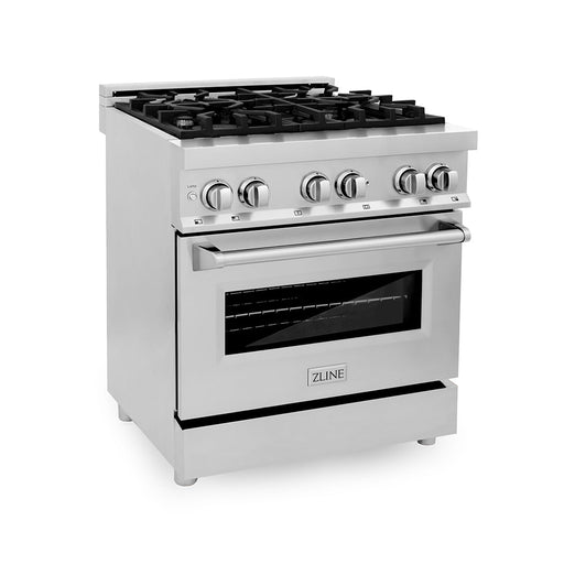 ZLINE Professional Stainless Steel Dual Fuel Range RA30
