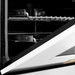 ZLINE Autograph Edition 36 in. 4.6 cu. ft. Legacy Dual Fuel Range with 6 Burner Gas Cooktop and Electric Convection Oven in Stainless Steel with White Matte Door and Polished Gold Accents (RAZ-WM-36-G)