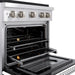ZLINE 30 in. 4.2 cu. ft. Paramount Gas Range with 4 Burner DuoPro™ Cooktop and Convection Gas Oven with White Matte Door (PSGR-WM-30)