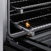 ZLINE 36 in. 5.2 cu. ft. Paramount Induction Range with 5 Element Cooktop and Electric Convection Oven in Stainless Steel with Black Matte Door (SINR-BLM-36)