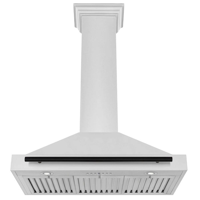 ZLINE Autograph Edition 36 in. Convertible Stainless Steel Range Hood with Stainless Steel Shell and Accents (KB4STZ-36)