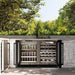 ZLINE 24 in. Touchstone Dual Zone 44 Bottle Wine Cooler with Black Stainless Steel Glass Door (RWDO-BS-24)