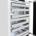 ZLINE 24 in. Touchstone Dual Zone 44 Bottle Wine Cooler with Black Stainless Steel Glass Door (RWDO-BS-24)