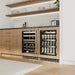 ZLINE 24 in. Touchstone Dual Zone 44 Bottle Wine Cooler with Panel Ready Glass Door (RWDPO-24)