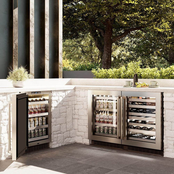 ZLINE 24 in. Touchstone Dual Zone 44 Bottle Wine Cooler with Stainless Steel Glass Door (RWDO-GS-24)