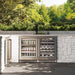 ZLINE 24 in. Touchstone Dual Zone 44 Bottle Wine Cooler with Stainless Steel Glass Door (RWDO-GS-24)