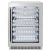 ZLINE 24 in. Touchstone Dual Zone 44 Bottle Wine Cooler with Stainless Steel Glass Door (RWDO-GS-24)