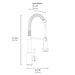ZLINE Palisades Pull Down Spring Spray Wand Kitchen Faucet in Brushed Nickel (RBCN2-KF-BN)