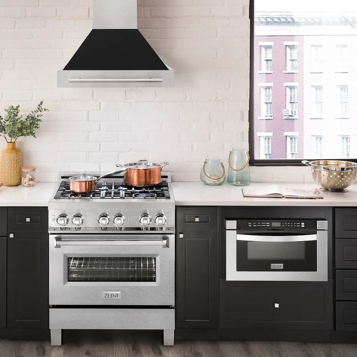 ZLINE 8654SNX-BLM-30 range hood