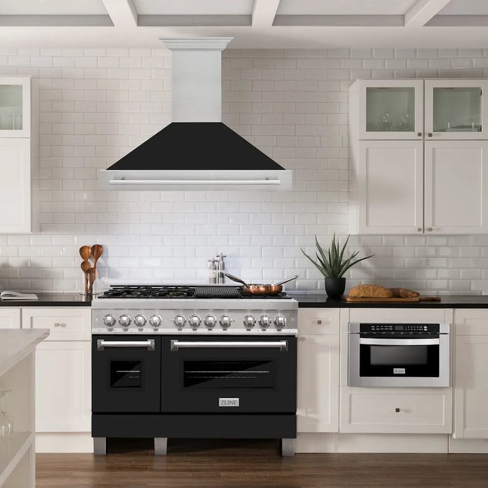 ZLINE 8654SNX-BLM-48 range hood