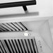 ZLINE Autograph Edition 36 in. Satin Stainless Steel Wall Mount Range Hood with Accent Handle (8654SNZ-36)