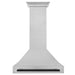 ZLINE Autograph Edition 36 in. Satin Stainless Steel Wall Mount Range Hood with Accent Handle (8654SNZ-36)