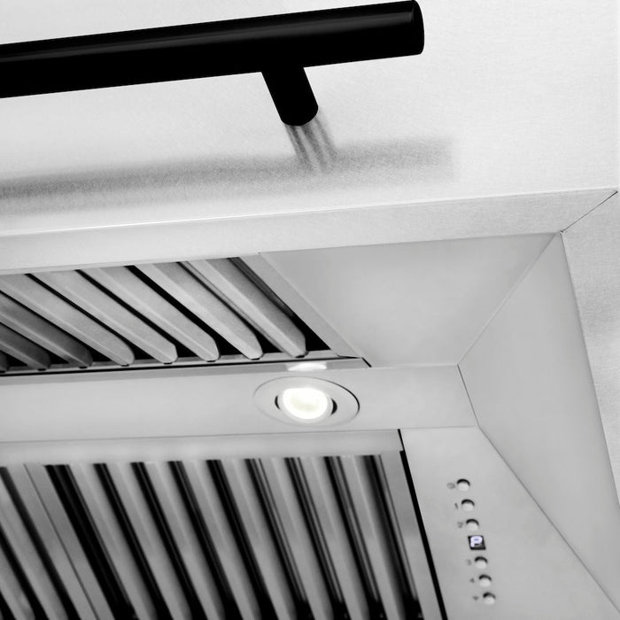 ZLINE 8654SNZ-WM36-MB range hood