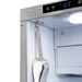 ZLINE 15 in. Touchstone Gourmet Ice Maker with Drain Pump and White Matte Door (IGMD-WM-15)