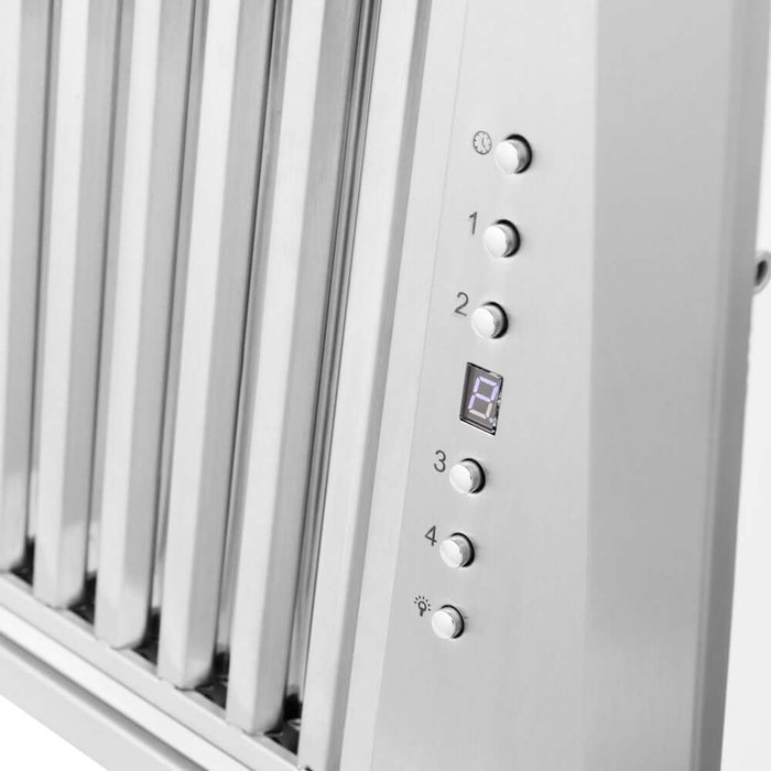 ZLINE 52 in. Ducted Wall Mount Range Hood Insert in Stainless Steel (698-52)