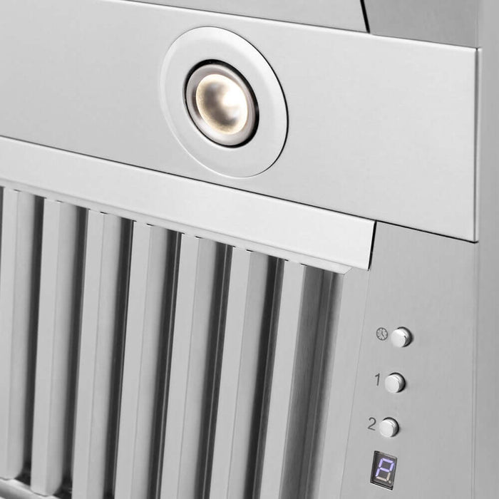 ZLINE 52 in. Ducted Wall Mount Range Hood Insert in Stainless Steel (721-52)