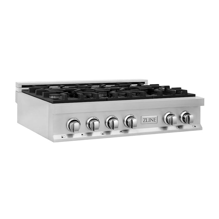 ZLINE Stainless Steel Professional Gas Rangetop RT36
