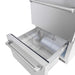 ZLINE 24 in. Touchstone 168 Can Outdoor-Rated Dual Refrigerator Drawer with Stainless Steel Doors (RDSO-ST-24)
