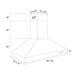 ZLINE 697-54 range hood
