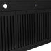ZLINE Convertible Black Stainless Steel Wall Mount Range Hood with Black Stainless Steel Handle (BSKB4X)