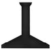 ZLINE Convertible Black Stainless Steel Wall Mount Range Hood with Black Stainless Steel Handle (BSKB4X)