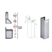 ZLINE 1-36 in. Chimney Extension for 9 ft. to 10 ft. Ceilings (1PCEXT-KB/KL2/KL3)