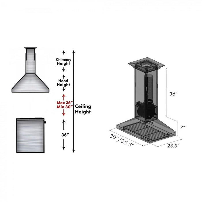 ZLINE 8GL2HI-36 range hood