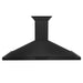 ZLINE Ducted Vent Wall Mount Range Hood in Black Stainless Steel with Built-in ZLINE CrownSound Bluetooth Speakers (BSKBNCRN-BT)