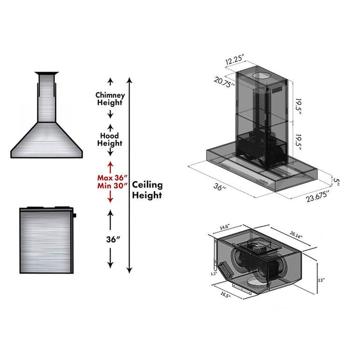 ZLINE KECOMI-60 range hood