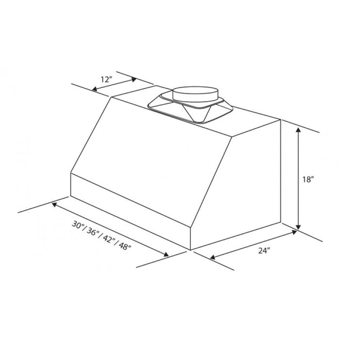 ZLINE 523-36 range hood