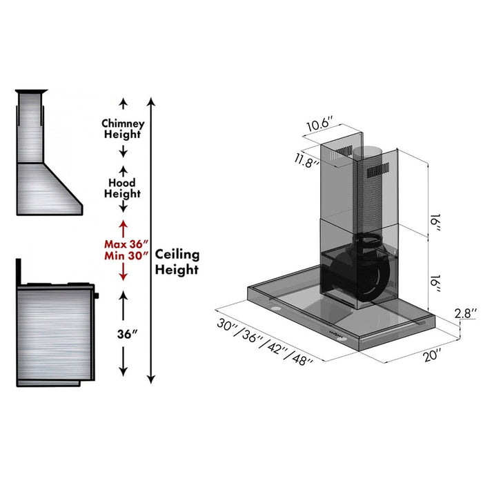 ZLINE KECRN-48 range hood