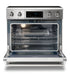Thor Kitchen 4-Piece Appliance Package - 36-Inch Electric Range with Tilt Panel, Refrigerator with Water Dispenser, Pro-Style Wall Mount Hood, & Dishwasher in Stainless Steel