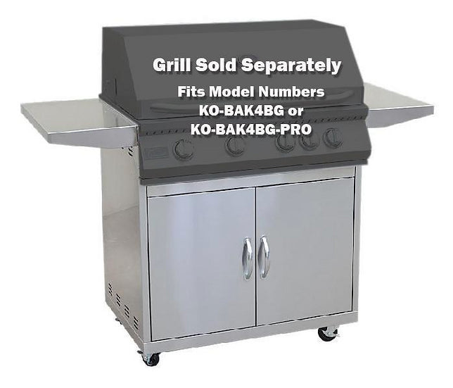 KoKoMo 4 Burner Grill Cart KO-BAK4BG-C