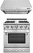 NXR 30 in. Natural Gas Range and Under Cabinet Range Hood Package, SC3055RHBD
