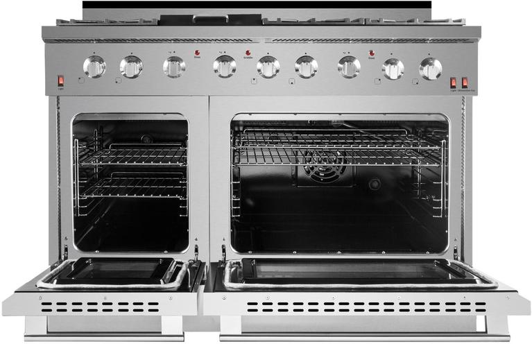 NXR 48 in. 7.2 cu.ft. Pro-Style Propane Gas Range with Convection Oven in Stainless Steel, SC4811LP