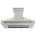 48" ZLINE Autograph Edition DuraSnow Stainless Steel Range Hood with DuraSnow Stainless Steel Shell