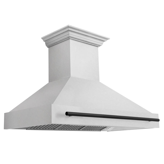 48" ZLINE Autograph Edition DuraSnow Stainless Steel Range Hood with DuraSnow Stainless Steel Shell