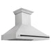 48" ZLINE Autograph Edition DuraSnow Stainless Steel Range Hood with DuraSnow Stainless Steel Shell