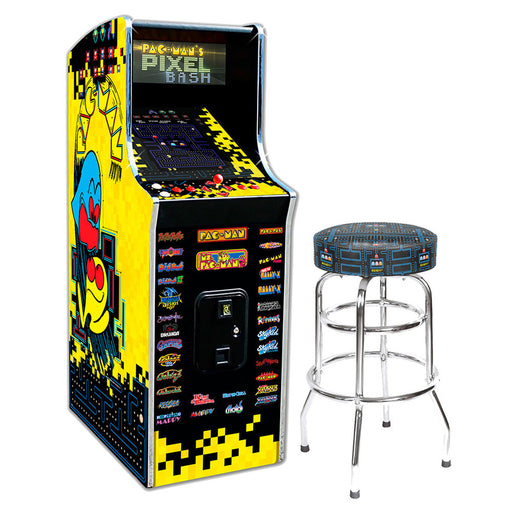 Pac-Man Pixel Bash Home Upright With 30" Pac-Man Stool