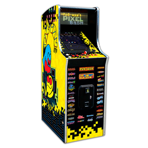 Pac-Man Pixel Bash Home Upright With 30" Pac-Man Stool