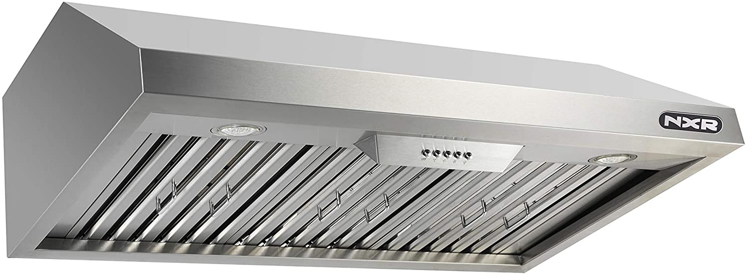 NXR 36 in. Natural Gas Range and Under Cabinet Range Hood Package, SC3611EHBD