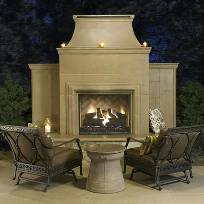 American Fyre Designs Grand Cordova Fireplace - 882-35-N-SM-LBC